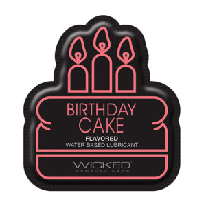 Shop Wicked Sensual Care Water Based Lubricant - .1 oz Birthday Cake online