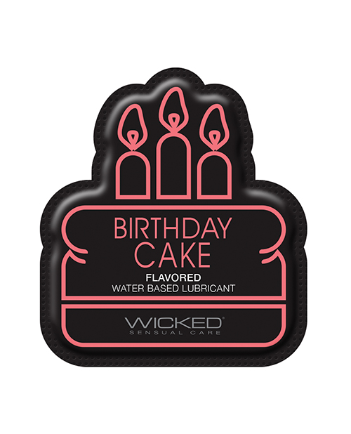 Shop Wicked Sensual Care Water Based Lubricant - .1 oz Birthday Cake online