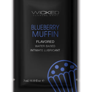 Shop Wicked Sensual Care Water Based Lubricant - .1 oz Blueberry Muffin online