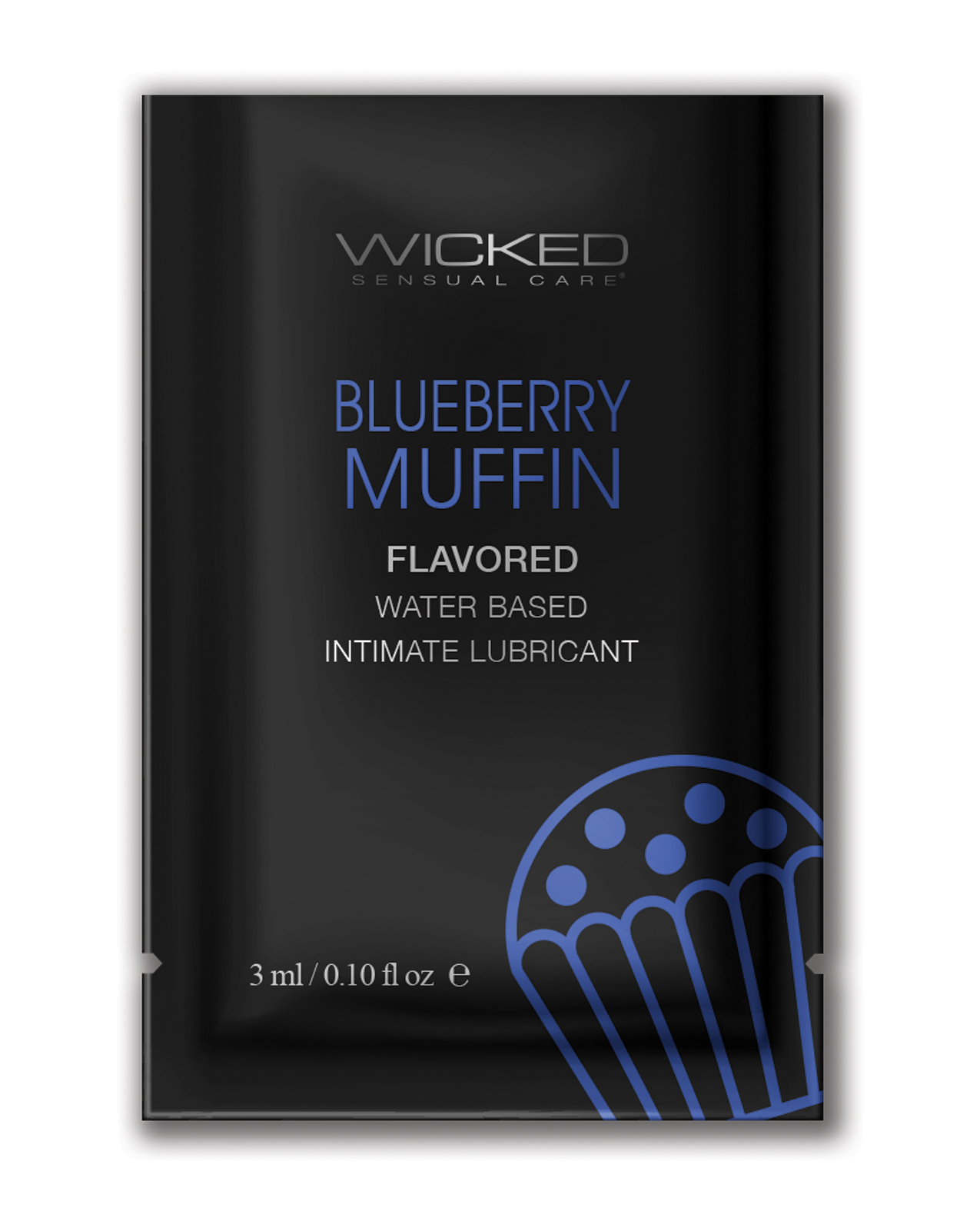 Shop Wicked Sensual Care Water Based Lubricant - .1 oz Blueberry Muffin online