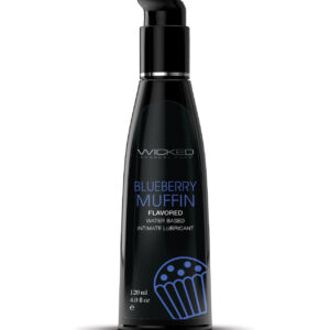 Shop Wicked Sensual Care Water Based Lubricant - 4 oz Blueberry Muffin online