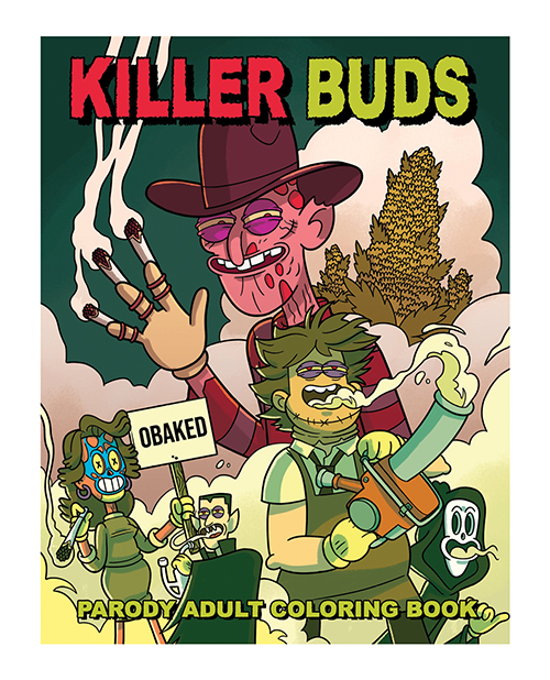 Shop Wood Rocket Killer Buds Adult Coloring Book online