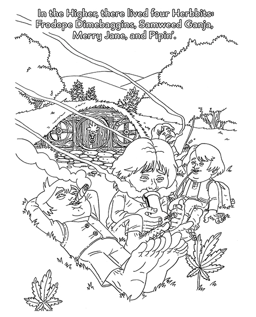 Order Wood Rocket The Lord of the Smoke Rings Coloring Book online