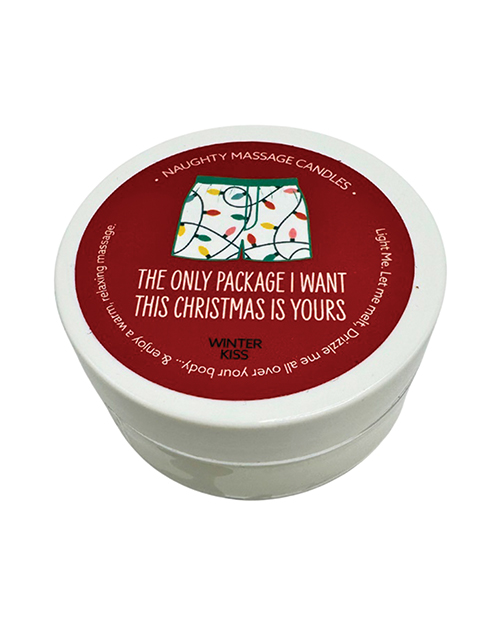 Shop Holiday Mini Massage Candle "The Only Package" online