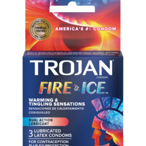 Shop Trojan Fire & Ice Condoms - Box of 3 online