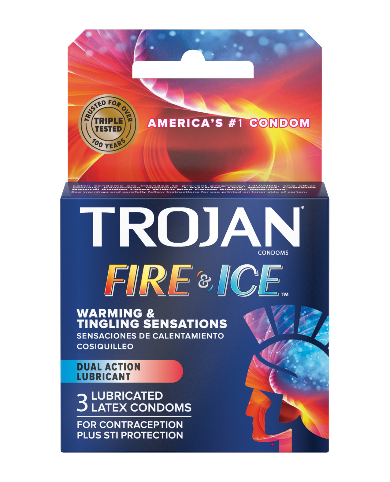 Shop Trojan Fire & Ice Condoms - Box of 3 online
